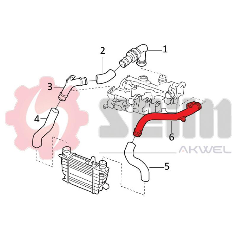 Gaine de suralimentation SEIM 982114 - Visuel 1