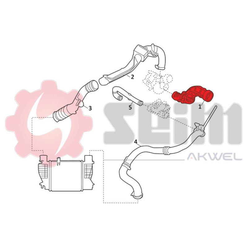 Gaine de suralimentation SEIM 982126 - Visuel 1