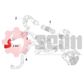 Gaine de suralimentation SEIM 982131 pour RENAULT KANGOO 1.5 DCI - 90cv