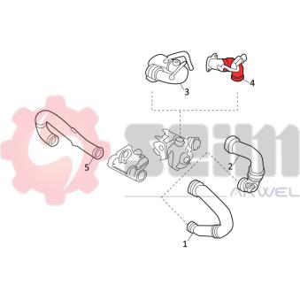 Gaine de suralimentation SEIM OEM 8200715610 Gaine de suralimentation SEIM OEM 8200715610