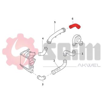 Gaine de suralimentation SEIM 982143 pour SEAT CORDOBA 1.9 TDI - 131cv