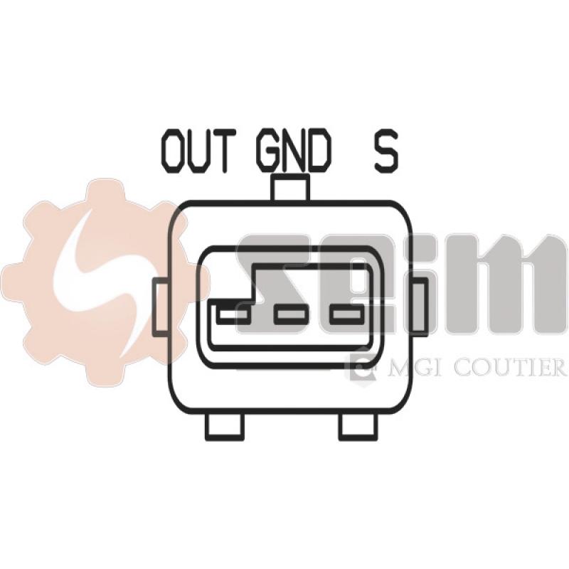 Capteur d'angle, vilebrequin SEIM CP14 - Visuel 1