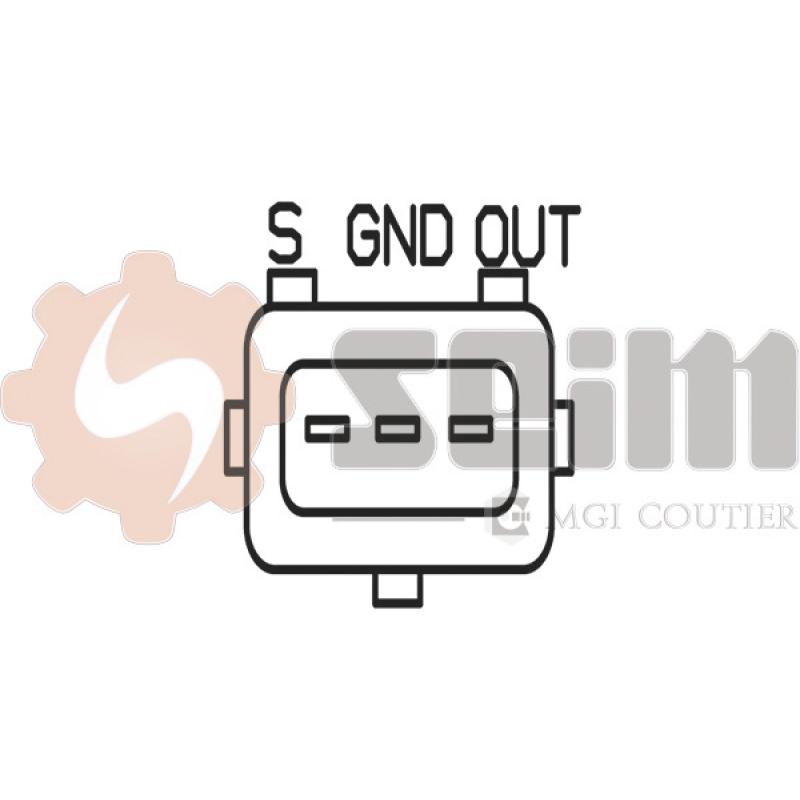 Capteur d'angle, vilebrequin SEIM CP141 - Visuel 1