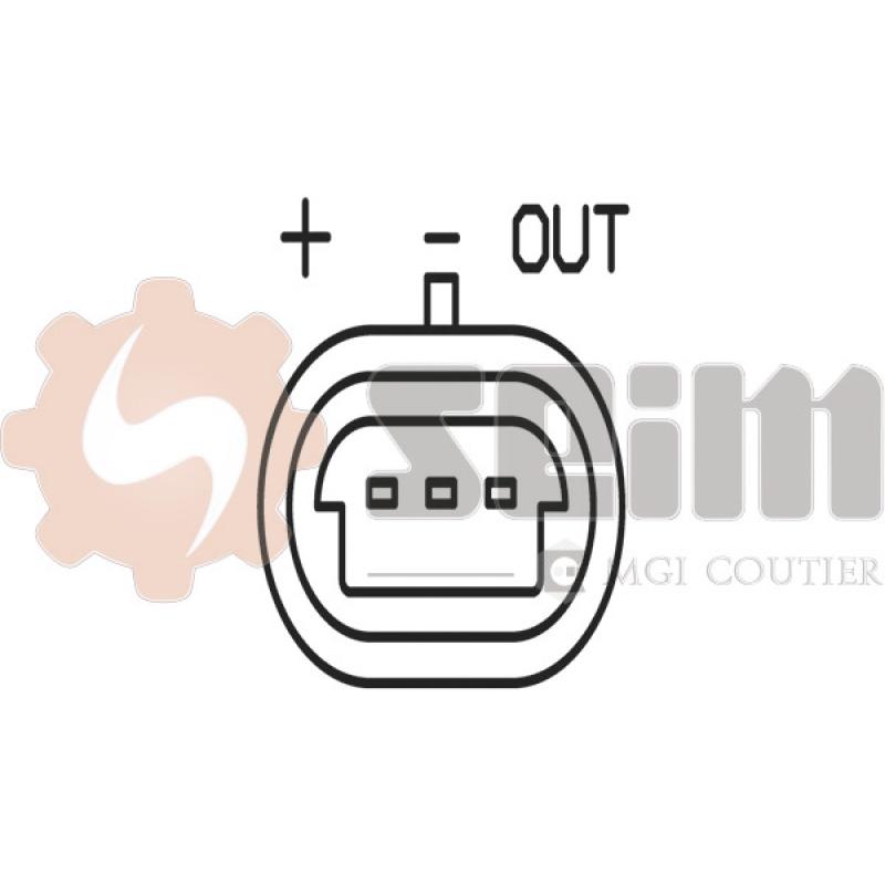 Capteur de vitesse de roue, boîte automatique SEIM CP191 - Visuel 1