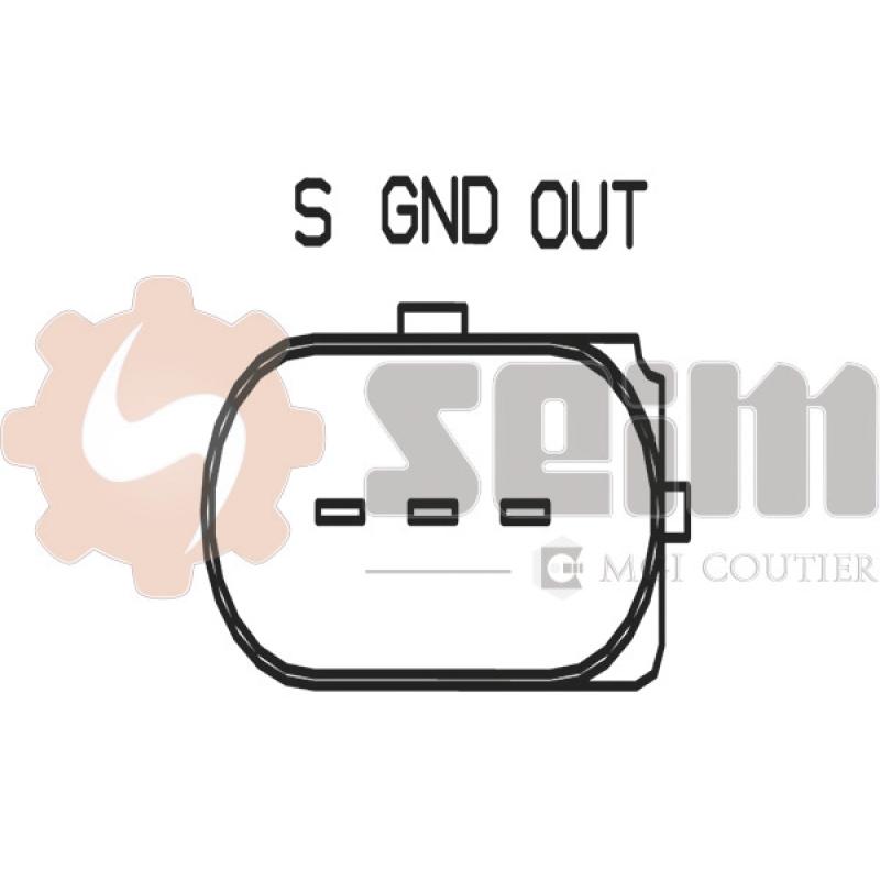 Capteur d'angle, vilebrequin SEIM CP24 - Visuel 1