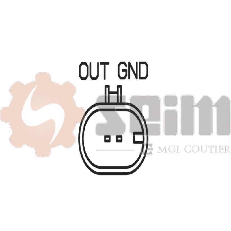 Capteur d'angle, vilebrequin SEIM CP252 - Visuel 1