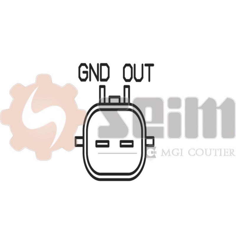 Capteur d'angle, vilebrequin SEIM CP266 - Visuel 1