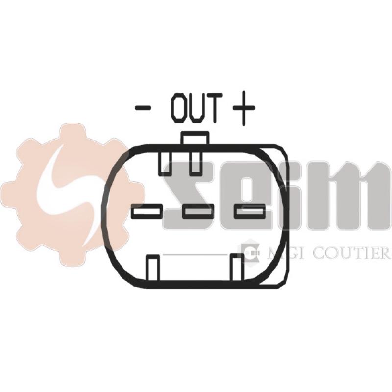 Capteur d'angle, vilebrequin SEIM CP279 - Visuel 1