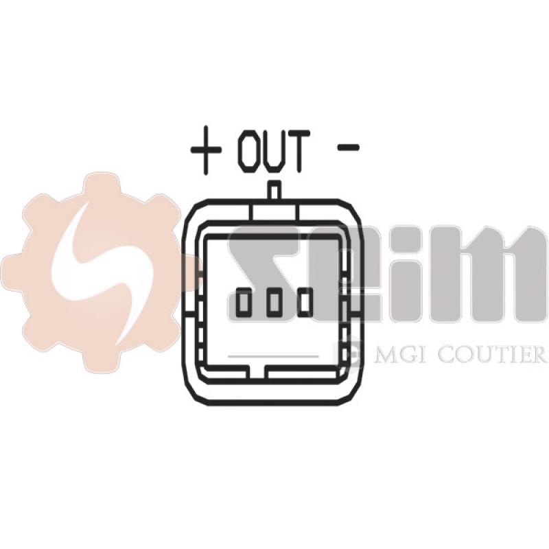 Capteur d'angle, vilebrequin SEIM CP331 - Visuel 1