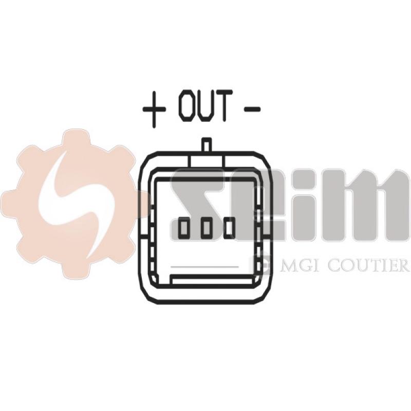 Capteur d'angle, vilebrequin SEIM CP58 - Visuel 1