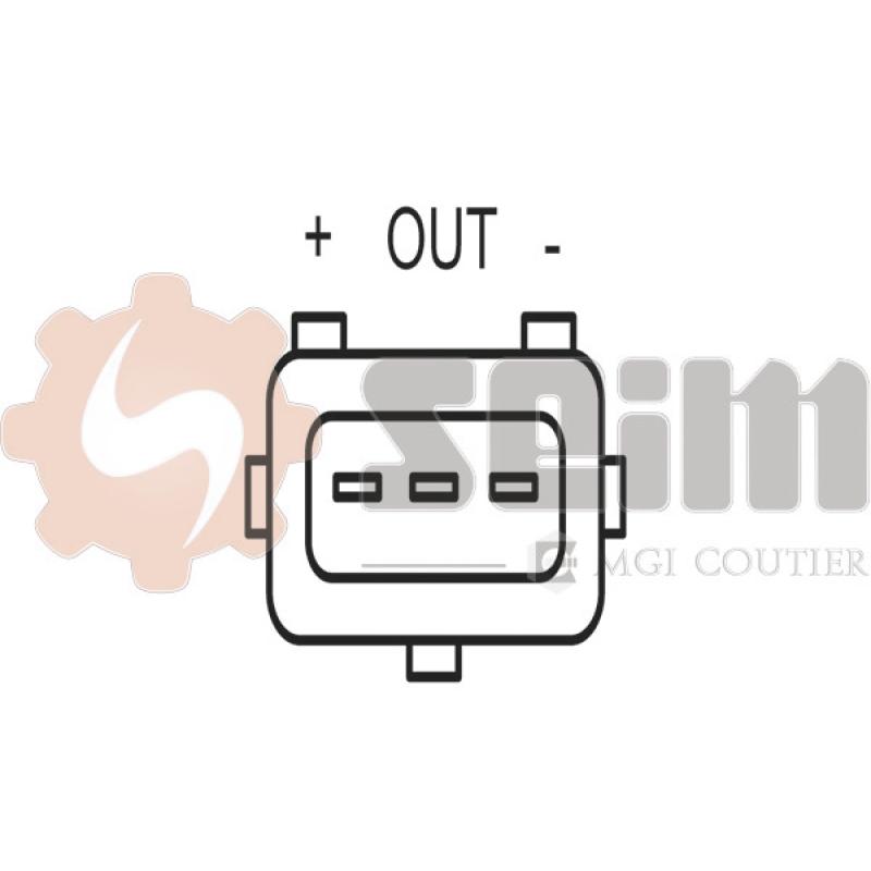 Capteur d'angle, vilebrequin SEIM CP68 - Visuel 1