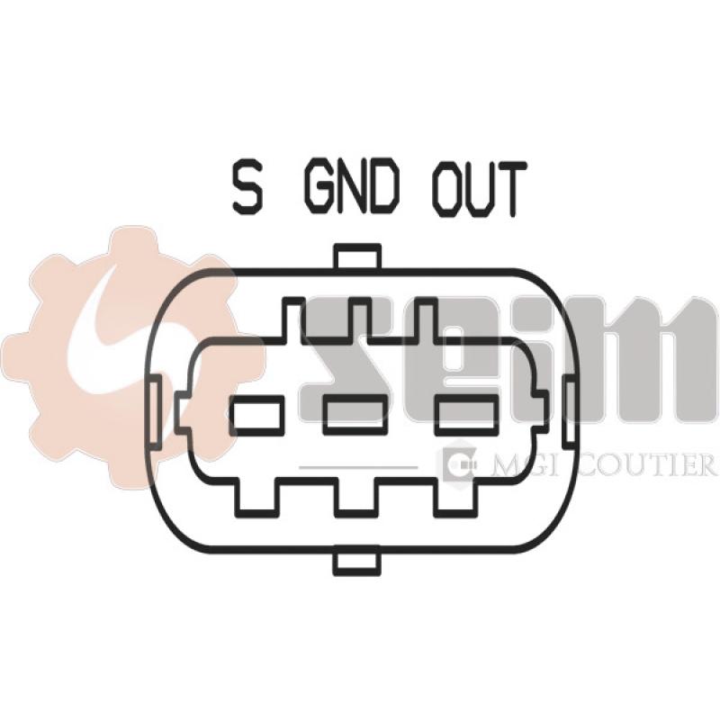 Capteur d'angle, vilebrequin SEIM CP77 - Visuel 1