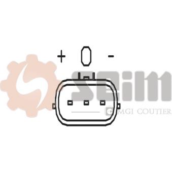 Capteur de pression barométrique, adaptation à l'altitude SEIM MAP23 pour SEAT MARBELLA 1.6 i - 110cv