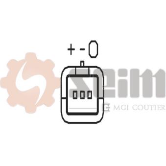 Capteur de pression barométrique, adaptation à l'altitude SEIM MAP25 pour HYUNDAI ACCENT 2.2 HDI - 128cv