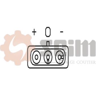 Capteur de pression barométrique, adaptation à l'altitude SEIM MAP34 pour OPEL KADETT 2.5 DI - 85cv