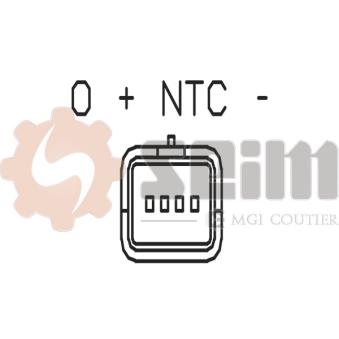 Capteur de pression barométrique, adaptation à l'altitude SEIM MAP49 pour SEAT LEON 1.6 16V Bio-Flex - 109cv