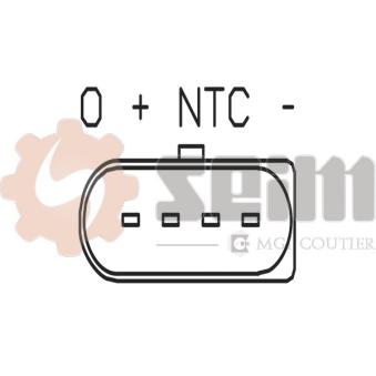 Capteur de pression barométrique, adaptation à l'altitude SEIM MAP59 pour FORD TRANSIT COURIER 1.6 - 105cv