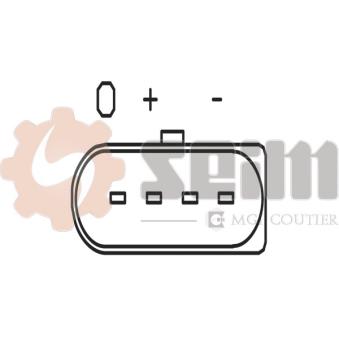 Capteur de pression barométrique, adaptation à l'altitude SEIM MAP73 pour AUDI A4 2.0 TFSI - 170cv