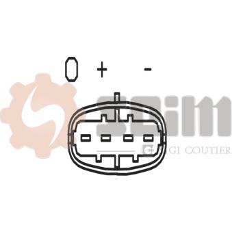 Capteur de pression barométrique, adaptation à l'altitude SEIM MAP94 pour VOLKSWAGEN JETTA 1.9 DCI - 110cv