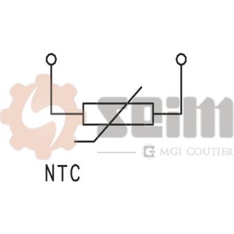 Capteur, température de l'air d'admission SEIM SS88 pour NISSAN NOTE 1.5 DCI - 68cv