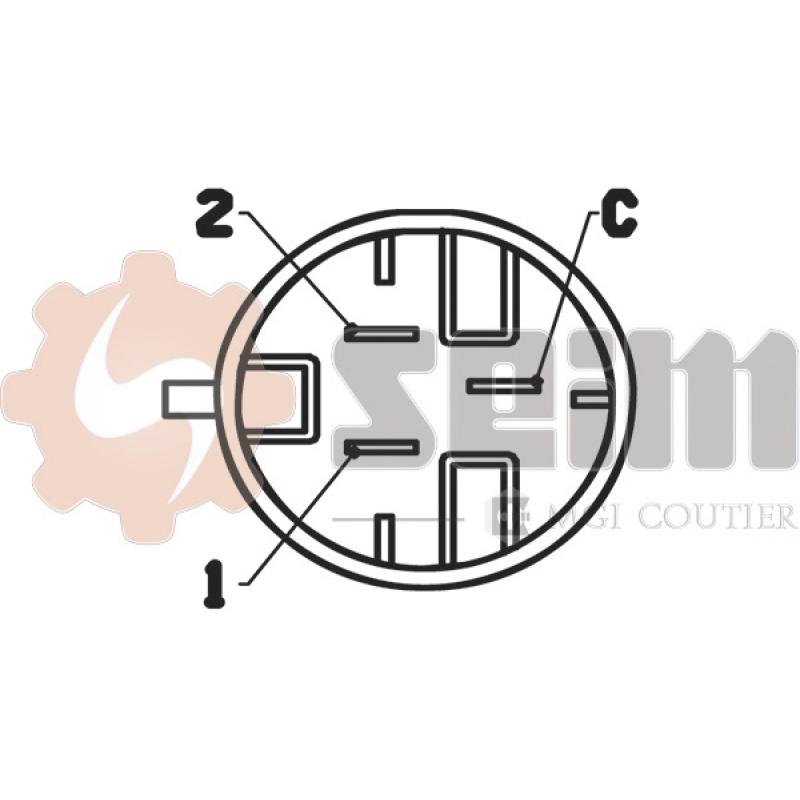 Interrupteur de température, ventilateur de radiateur SEIM TH120 - Visuel 1