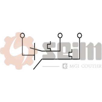 Interrupteur de température, ventilateur de radiateur SEIM TH238 pour BMW Série 7 1.2 - 45cv