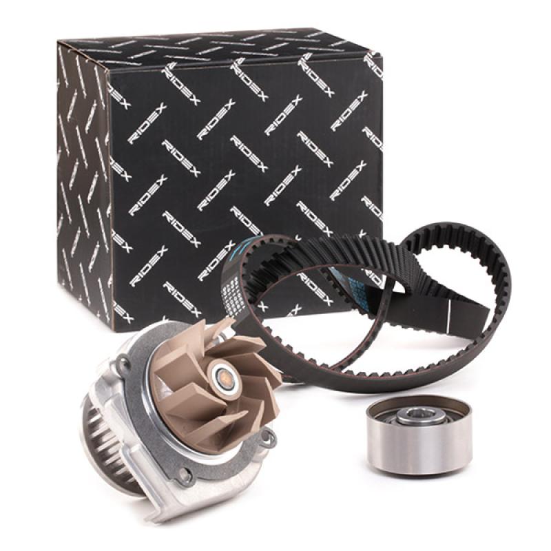 Pompe à eau + kit de courroie de distribution RIDEX 3096W0017 - Visuel 1