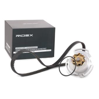 Pompe à eau + kit de courroie de distribution RIDEX [3096W0136]