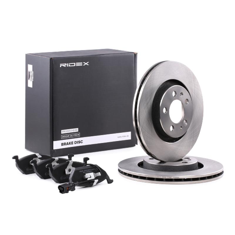 Kit de disques et plaquettes avant RIDEX 3405B0007 - Visuel 1