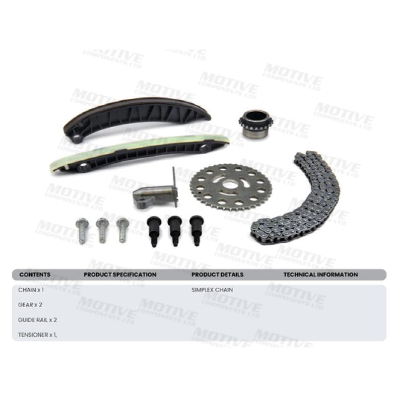 Kit de distribution par chaîne MOTIVE TCK100 - Visuel 1