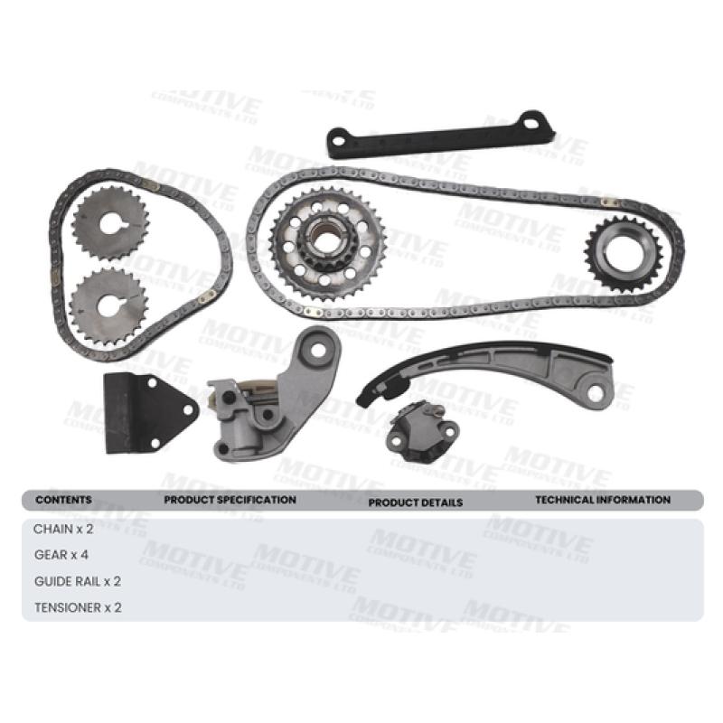 Kit de distribution par chaîne MOTIVE TCK212 - Visuel 1