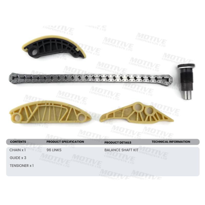 Kit de distribution par chaîne MOTIVE TCK222 - Visuel 1