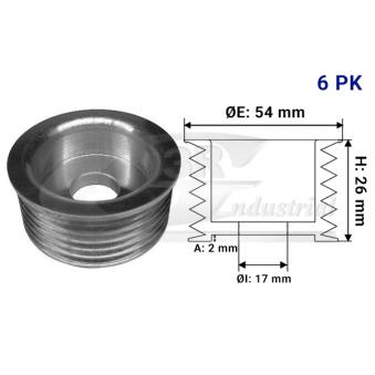 Poulie, alternateur 3RG OEM 5705CQ
