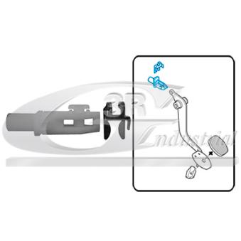 Tirette à câble, commande d'embrayage 3RG [24209]