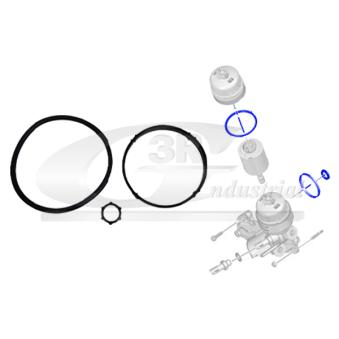 Joint d'étanchéité, filtre à huile 3RG [36208]