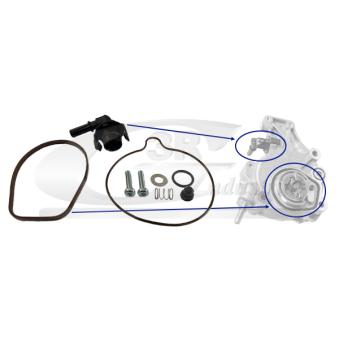 Kit de réparation, pompe à vide (freinage) 3RG [74207]