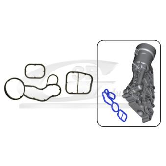 Kit de joints, radiateur d'huile 3RG [76105]