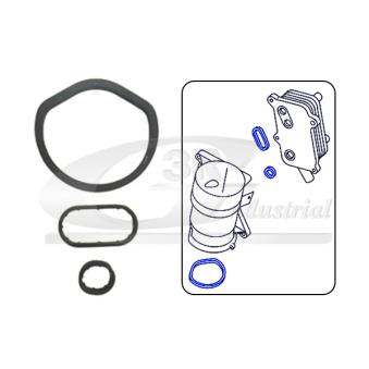Kit de joints, radiateur d'huile 3RG [76509]
