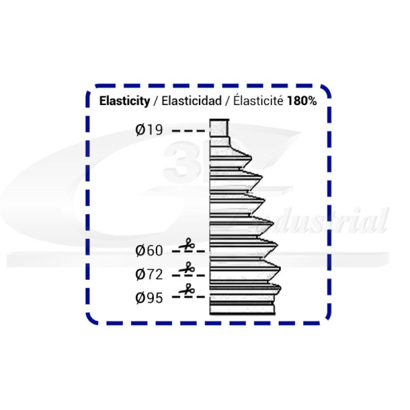 Soufflets de cardan universel 3RG 80007 - Visuel 1