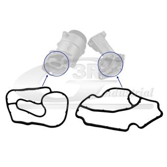 Joint d'étanchéité, boîtier de filtre à huile 3RG OEM A6421800010