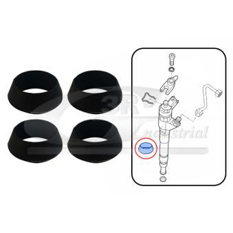 Joint de cache culbuteurs 3RG 86251 pour FIAT DUCATO 150 Multijet 2.3 D 4x4 - 150cv Joint de cache culbuteurs 3RG 86251 pour FIAT DUCATO 150 Multijet 2.3 D 4x4 - 150cv