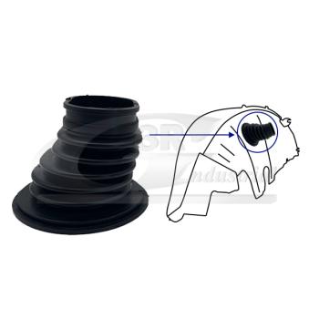 Joint d'étanchéité, aile 3RG 87211 pour CITROEN MEHARI 0.6 - 26cv