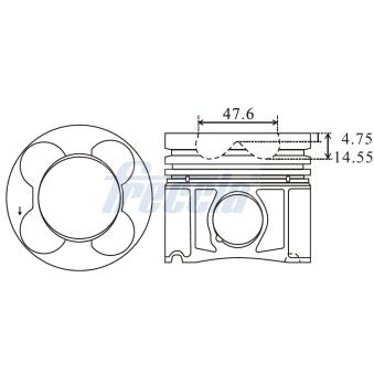 Piston FRECCIA [FP23-100300]