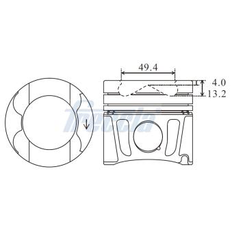 Piston FRECCIA FP23-100750
