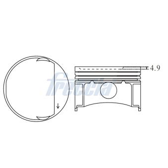 Piston FRECCIA FP23-101800