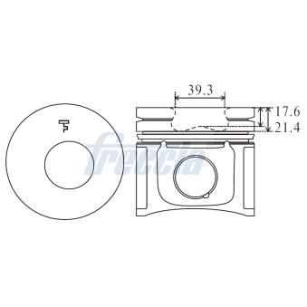 Piston FRECCIA OEM 500365851