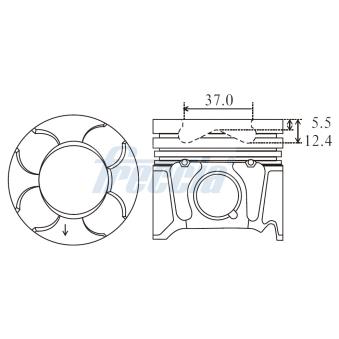 Piston FRECCIA FP23-105460