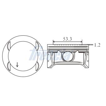 Piston FRECCIA FP23-105700