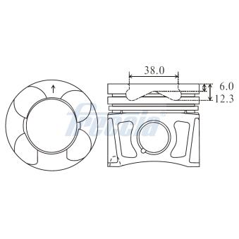 Piston FRECCIA FP23-106600