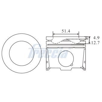 Piston FRECCIA FP23-106760